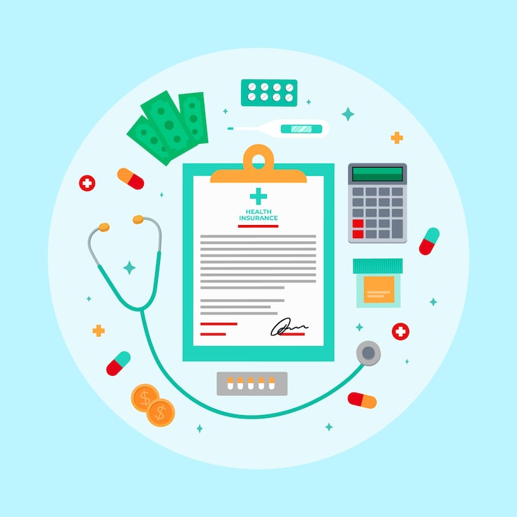 hand drawn medical billing illustration 23 2151334878