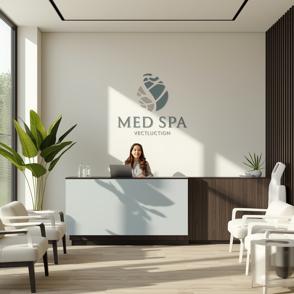 Sell My Med Spa 1 lucid origin A sleek and modern med spa business with a calming atmosphere featuring a minima 0