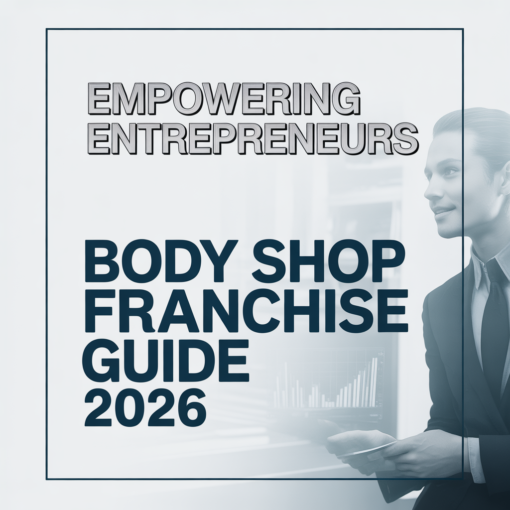 ideogram v3.0 A professional modern book cover design for the Body Shop Franchise Guide 2026 w 0