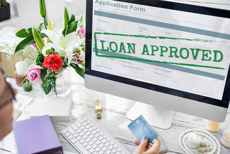 loan approved application form concept 53876 127383