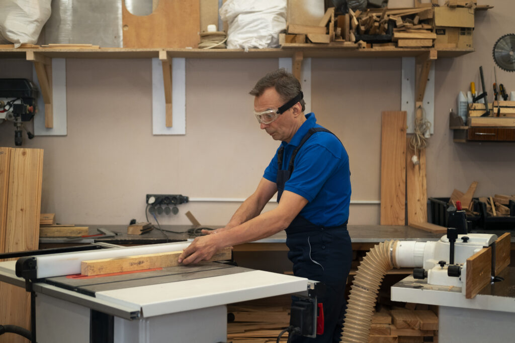 man-working-his-wood-shop-with-tools-equipment